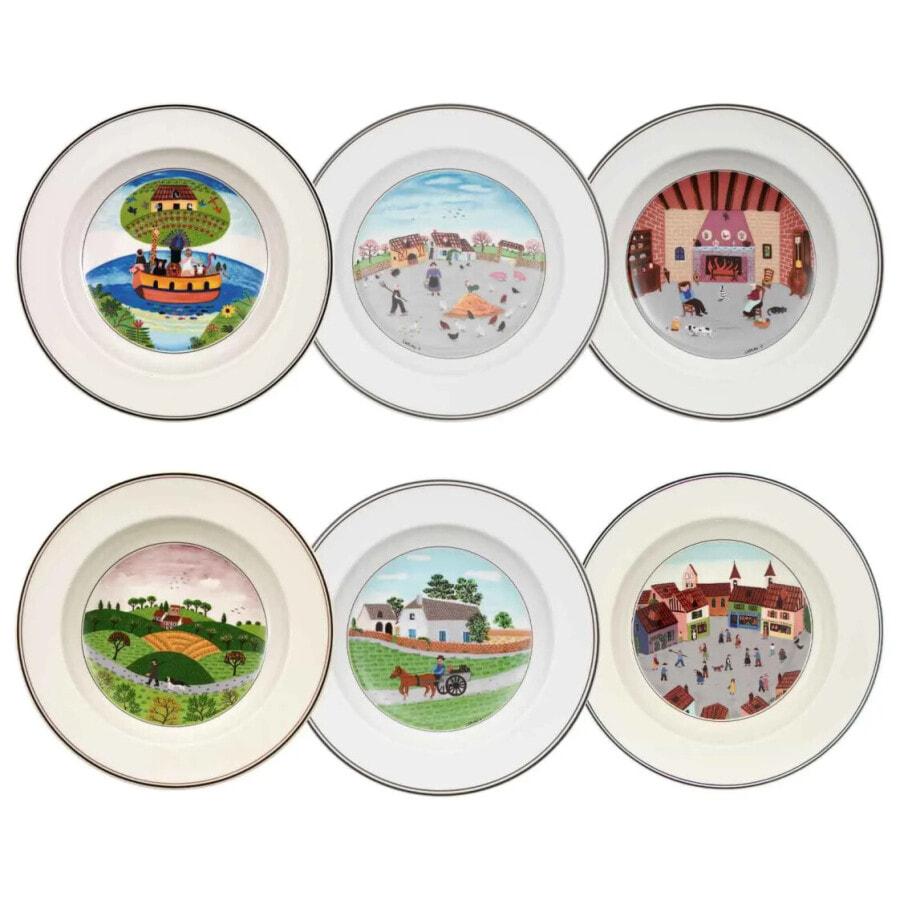 

Суповые тарелки серии Design Naif 6 штук Villeroy & Boch