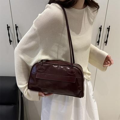 Trendy Fashion Texture Underarm Bag Women's 2025 New Autumn and Winter Casual Versatile Hand Bag Commuter Shoulder Bag Tide