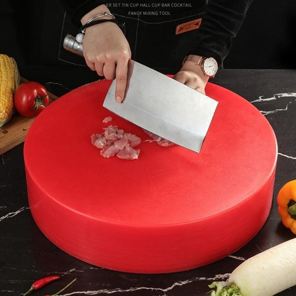 Round Plastic Cutting Board Antibacterial Double Sided Cut Vegetable Chopping Board Thickened Anti Mold Bone Meat Cutting Board