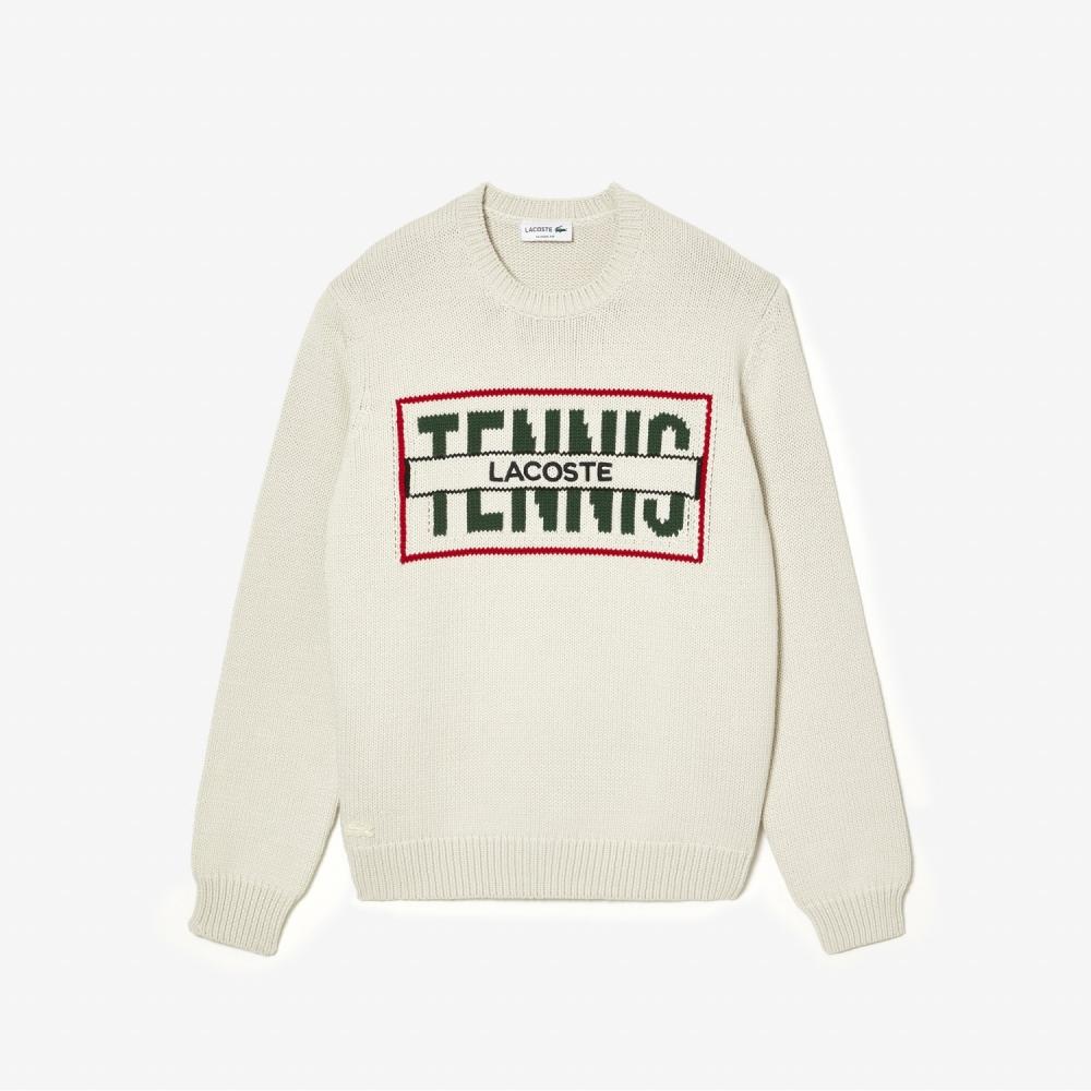 

Мужской пуловер LACOSTE Tennis Worthing Intasya с круглым вырезом AH081553N R1T