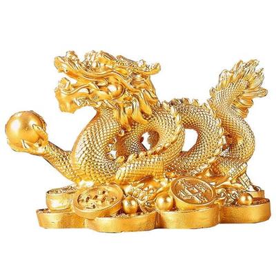 Feng Shui Five-Claw Dragon Figurine, Perfect for Living Rooms, Entryways, and Homes, Improves Financial Fortune, Prayer, and Good Luck, Two Designs Av