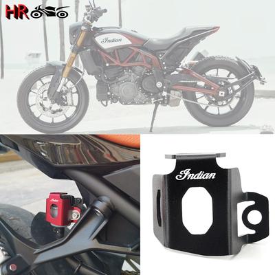 Motorcycle CNC Aluminum Rear Brake Fluid Reservoir Guard Cover Protector For Indian FTR 1200 S FTR1200S -