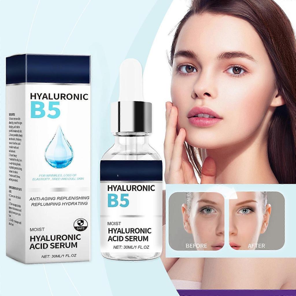 Pure Hyaluronic Acid Serum for Face with Vitamin B5, Hydrating Serum, Anti- Aging Serum,Fade facial fine lines