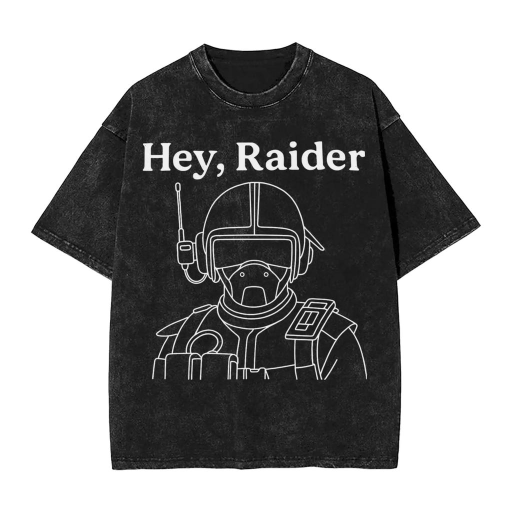 New Arc Raiders Game Peripherals Graphic Print TShirts Unisex Women Retro Washed Cotton Tees Loose Oversized Unisex Fashion Tops
