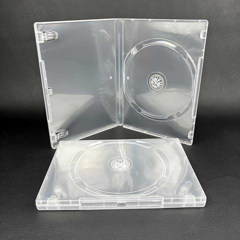 12pcs CD/DVD Storage Boxes for PS4 Game Card Case Resistant Transparent 14mm Single/Double Disc Holder Portable and Protective