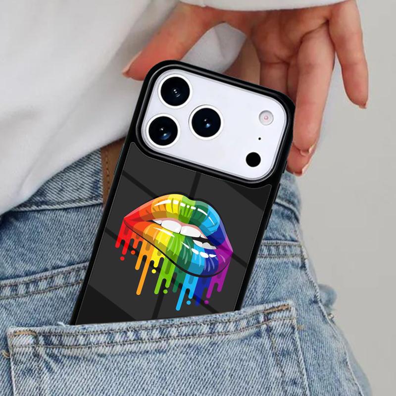 Gay Lesbian LGBT Rainbow Pride Phone Case for iPhone 16e 15 14 13 12 17 Pro Max Plus Air 17pro Cover Coque