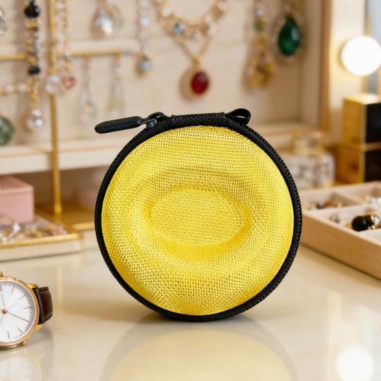 Einzelne Reiseuhr-Box Stoßfeste Uhrenaufbewahrungsbox Oxford-Gewebe Hartschalen-Uhrenschutz Anti-Rüttel-Box für 36-52mm Uhren und Smartwatches