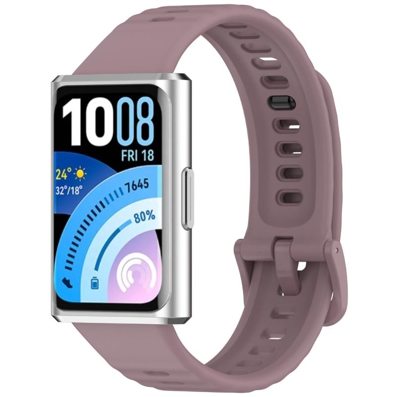 Watch Straps Bracelets Washable Suitable For Activity Monitor Devices Trendy Textured Flexible Silicone Sports Wristband