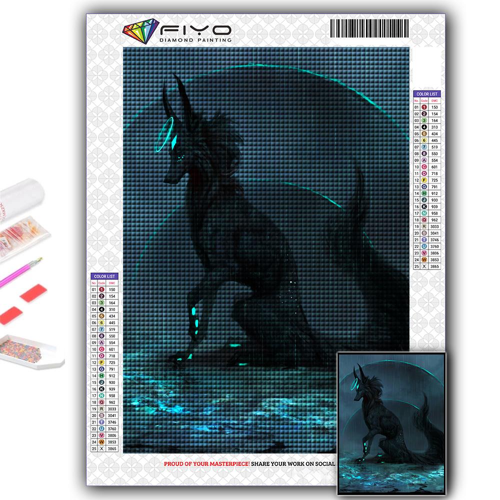 

5D DIY свирепые животные вышивки крестом стразы Алмазный рисунок вышивка мозаика домашний декор Full Round 40X50CM