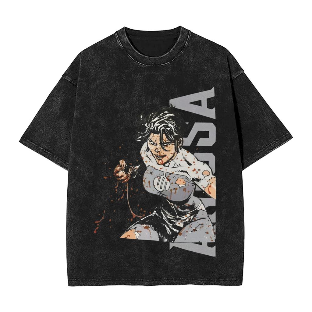 Lonely Viltrumite Invincibles Washed T Shirt Man Y2k Basic Cotton T Shirts Summer Crew Neck Leisure Tees Print Big Size Clothes