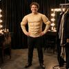 Flesh-Tone Muscle Costume Shirt Comfortable for Stage Performances