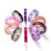 Flat Elastic Crystal String, Elastic Beading Thread, for Stretch Bracelet Making, Mixed Color, 0.8mm, About 10m/roll
