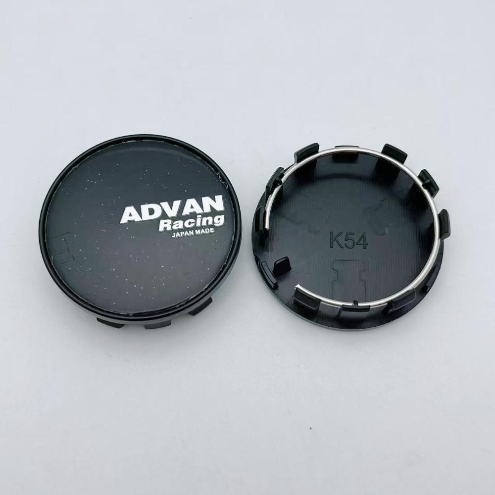 4pcs 54mm 50mm ADVAN Logo Emblem Badge Car Wheel Center Caps Rim Hubcaps Wheel Hub Center Dust Cover Replace Car Accessories