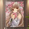 CChobits Cartoon Klassischer Anime Cartoon Flagge Kunst Science-Fiction Zimmer Heimdeko Wandbehang Heimdeko Banner