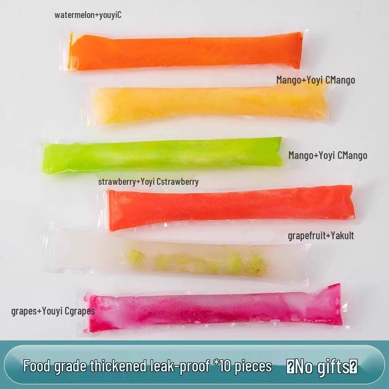 

DIY Self-Sealing Popsicle Bags for Homemade Slushies and Ice Cream - Food Grade Molds