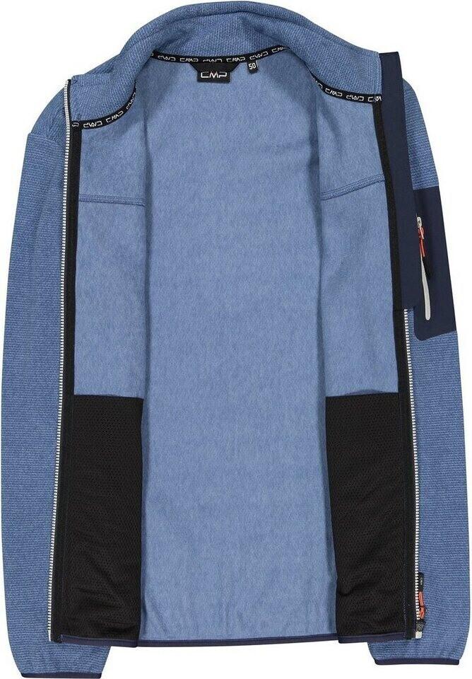 Куртка мужская CMP Fleece Jacquard-Knit-Tech Jacket (38H2237) bluestone