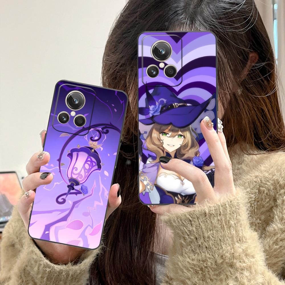 Game GI Lisa Mobile Phone Case for Realme GT 8 Neo Pro C75 73 71 C67 65 C55 53 C35 31 C20 15 Colorful Printing Cover Pretty