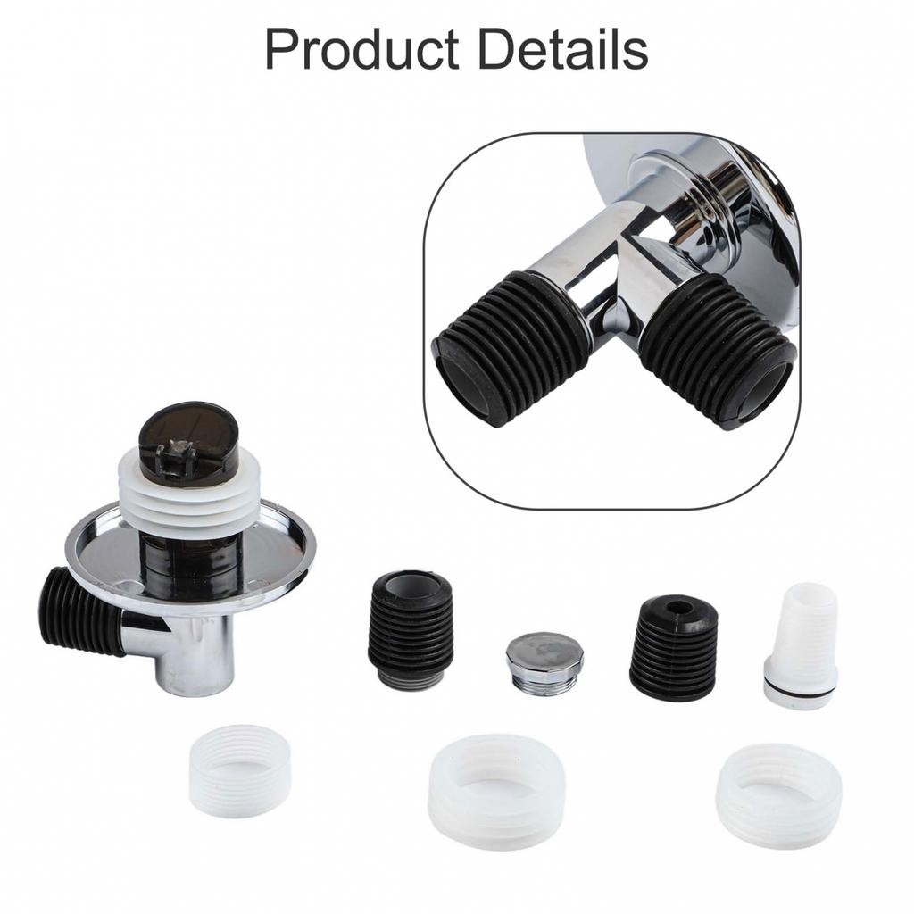 Three Way Floor Drain Connector for Washing Machines to Prevent Backflow