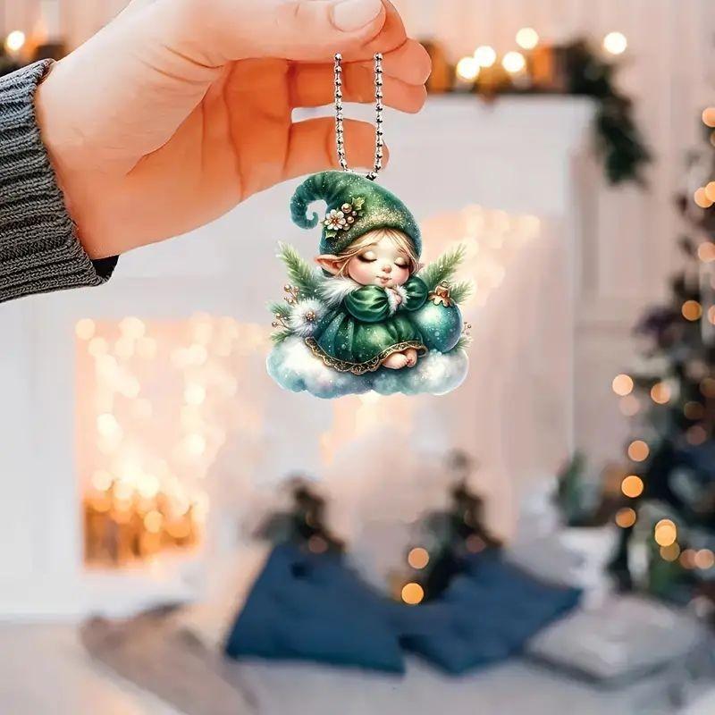 

Acrylic Charming Cartoon Fairy Pendant For Stylish Car Interior Decoration 1