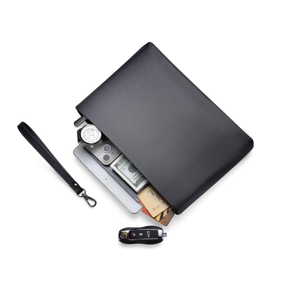 Clutch Genuine Wedding Formal Occasions Party Black [WUCANUI] Men's Bag, Leather, Bag, PU, Bag, Men's Bag,