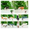 Mini Cat Figurine Miniature Cute Cartoon Kittens Ornament for Kitty Desktop Set Computer Monitor Car Dashboard Home Office Desk Decor Lover