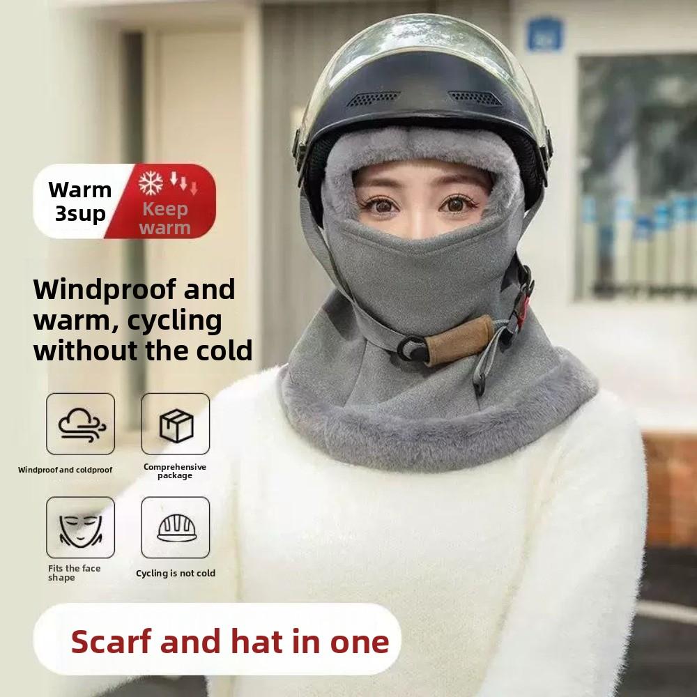 Warm Pullover Cap Windproof Lei Feng Hat New Neck Warmer  Unisex