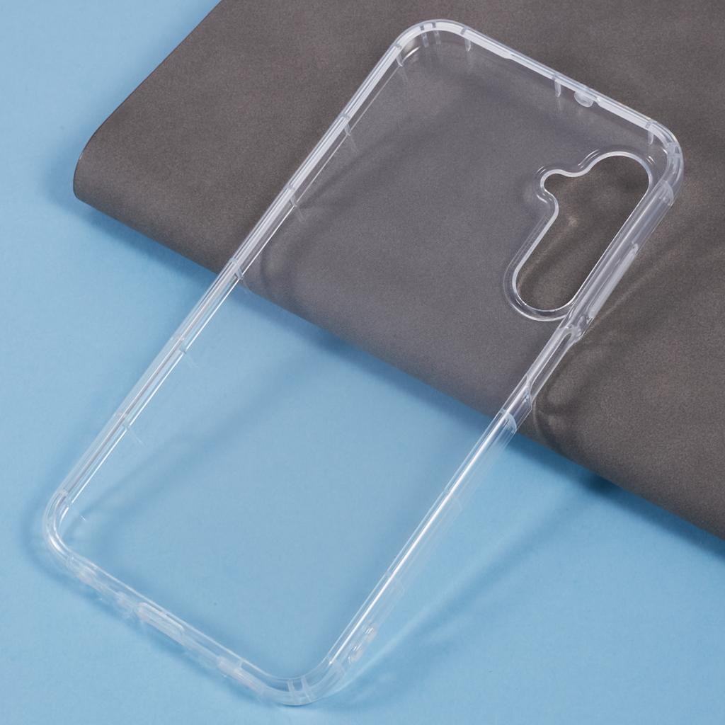 For Samsung Galaxy A25 5G (Global) (161.0 X 76.5 X 8.3mm) Clear Case Anti-Drop TPU Phone Cover (Big Rear Lens Hole)