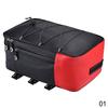 8L PU Leather Motorcycle Rack Rear Carrier Bag Trunk Waterproof Storage Luggage Pouch MTB Bike Bicycle Pannier Shoulder Bag