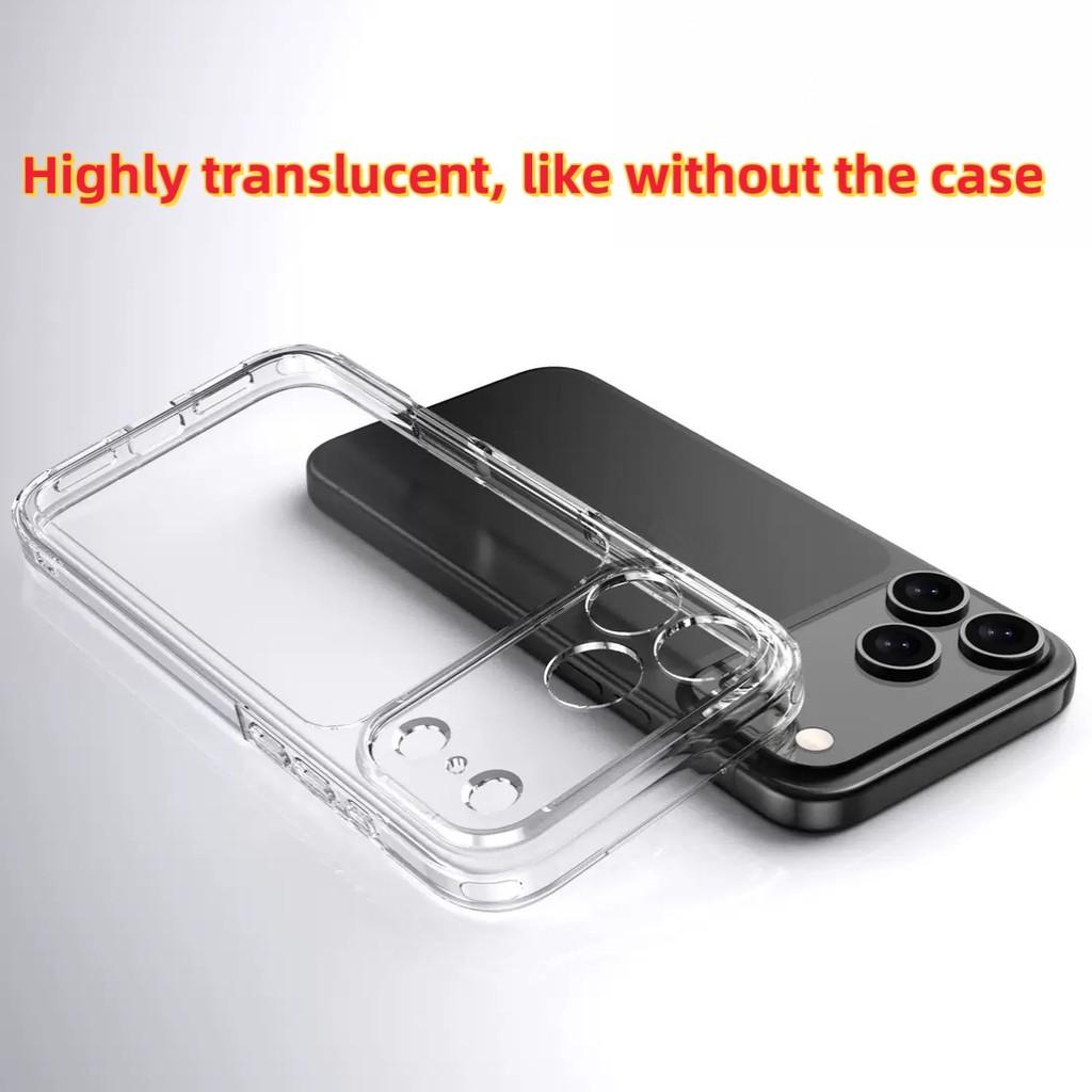 Transparent TPU Shockproof Protection Phone Case for iphone 17 Pro Max / 17Pro/17/Air/16Pro Max/16Pro/16+/16/16e- Crystal Clear