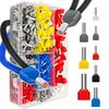 TE Tube Wire Terminal Storage and Crimping Pliers Set for Electricians
