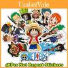 48pcs One Piece Anime Cartoon Stickers Collection For Laptops And Luggage Waterproof Pvc