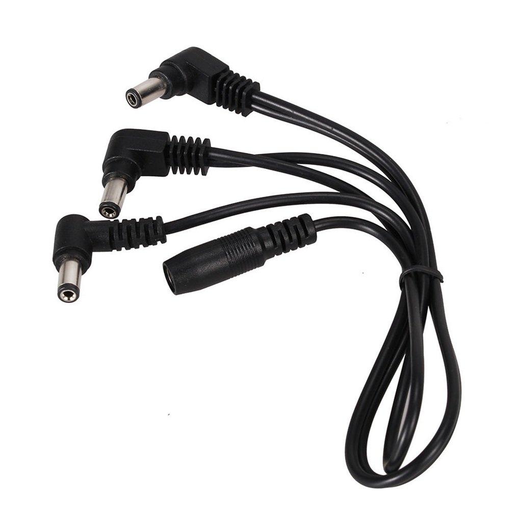 1 To 3 Cable Daisy Chain Guitar Effect Pedal Power Supply Splitter Cable Adapter