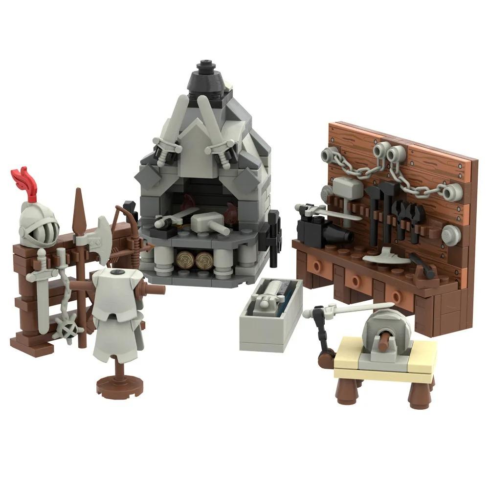 Medieval Castle Siege Weapons Building Blocks Siege Engine Cannon Car  Catapult Crossbow MOC Assembly Bricks Toys