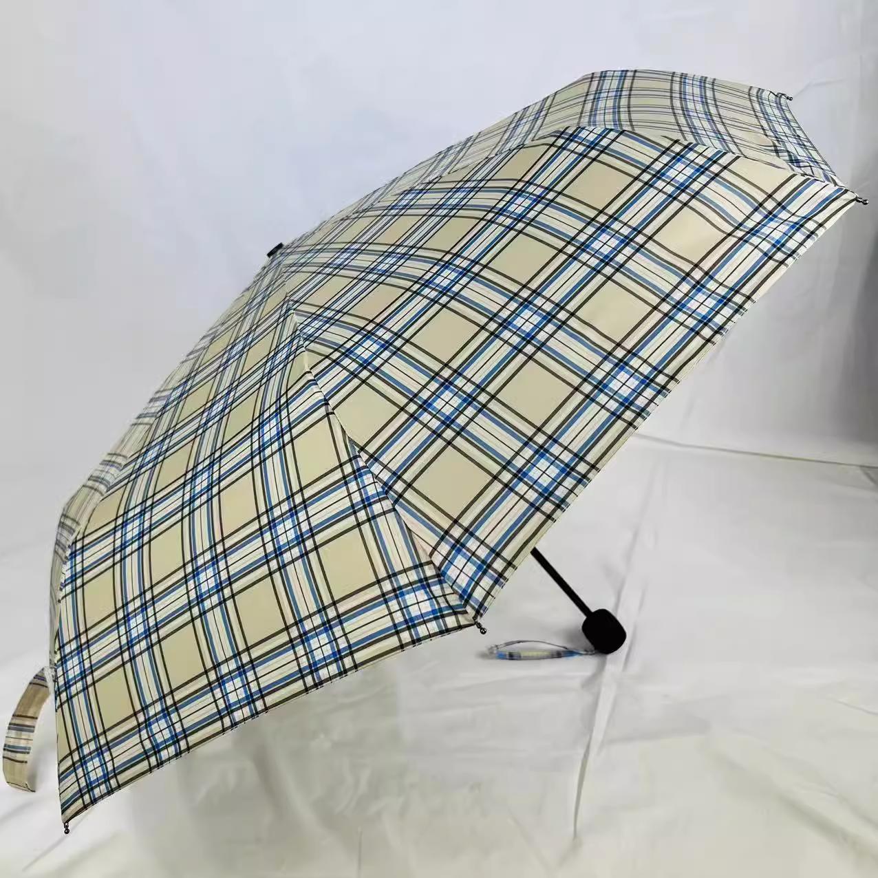 

Легкий складной зонт с черным клетчатым рисунком для защиты от солнца и затенения, супербольшой, ветроустойчивый, двойного назначения (солнце/дождь) Aluminum&8K