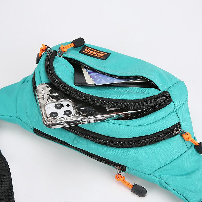 Mobil midjeveske for både menn og kvinner Multifunksjonell Stor kapasitet Anti-sprut Forretningsslitesterk