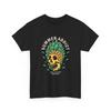 Pineapple Skull Summer T-Shirt | Tropical Skull Graphic, Cotton T-Shirt Gift Tee