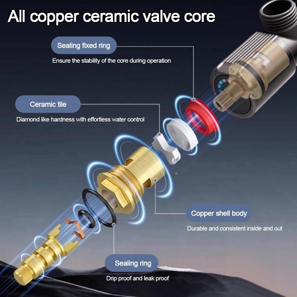 Replacement Angle Valve G1/2" Thread Water Tap Connector Portable Faucet Joint  Hardware