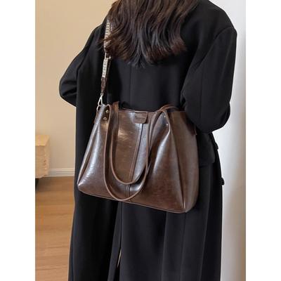 Versatile Underarm Large-capacity Bag Women's New Autumn and Winter Retro Fashion Tote Bag Shoulder Bag
