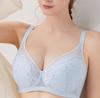 French Romantic Big Breasts Show Small Thin Underwear Women's Sexy Lace Soft Steel Ring Anti-sagging Breast Bra
