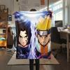 Naruto Characters pattern Flannel Blanket, High quality Comfortable for All Seasons, Home Decor, Warmth and Comfort, Perfect for Gifts.