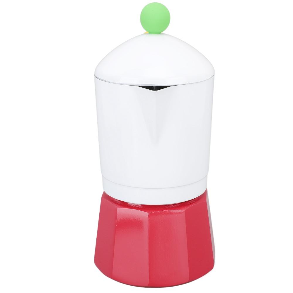 Aluminium Alloy Italian Coffee Percolator Colorful Moka Pot Coffee Maker Coffee Brewing
