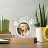 Custom Pet Photo Night Light Pet Growth Memorial Plaque Frame Personalized Custom Pet Picture Ornament Record Life Highlight