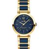 Sport Ceramic Dual Tone Blue Dial Ladies Watch- 14502462