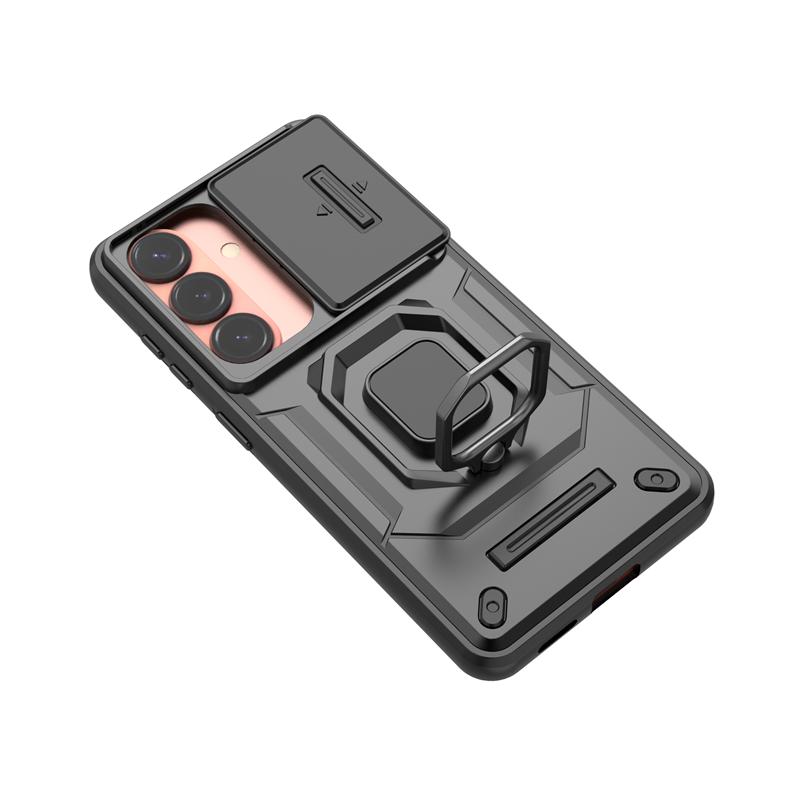 Schiebe-Fenster Handyhülle Für Samsung Galaxy S26 Stoßfest Ringhalter Magnetische Hülle Für Samsung S26 Hülle Für Samsung S26 Hülle