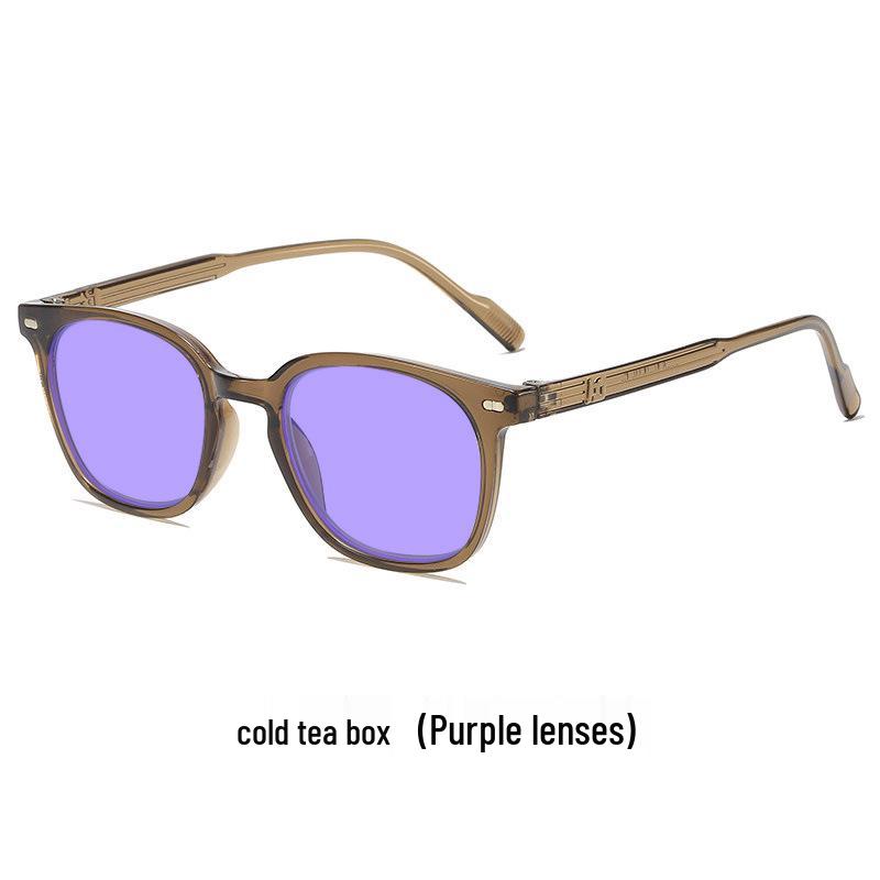 Unisex Retro Night Vision Yellow Goggles - Anti-Blue Light Full Frame for Phones & Gaming