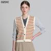 Вязаный жилет-кардиган Ozoc
