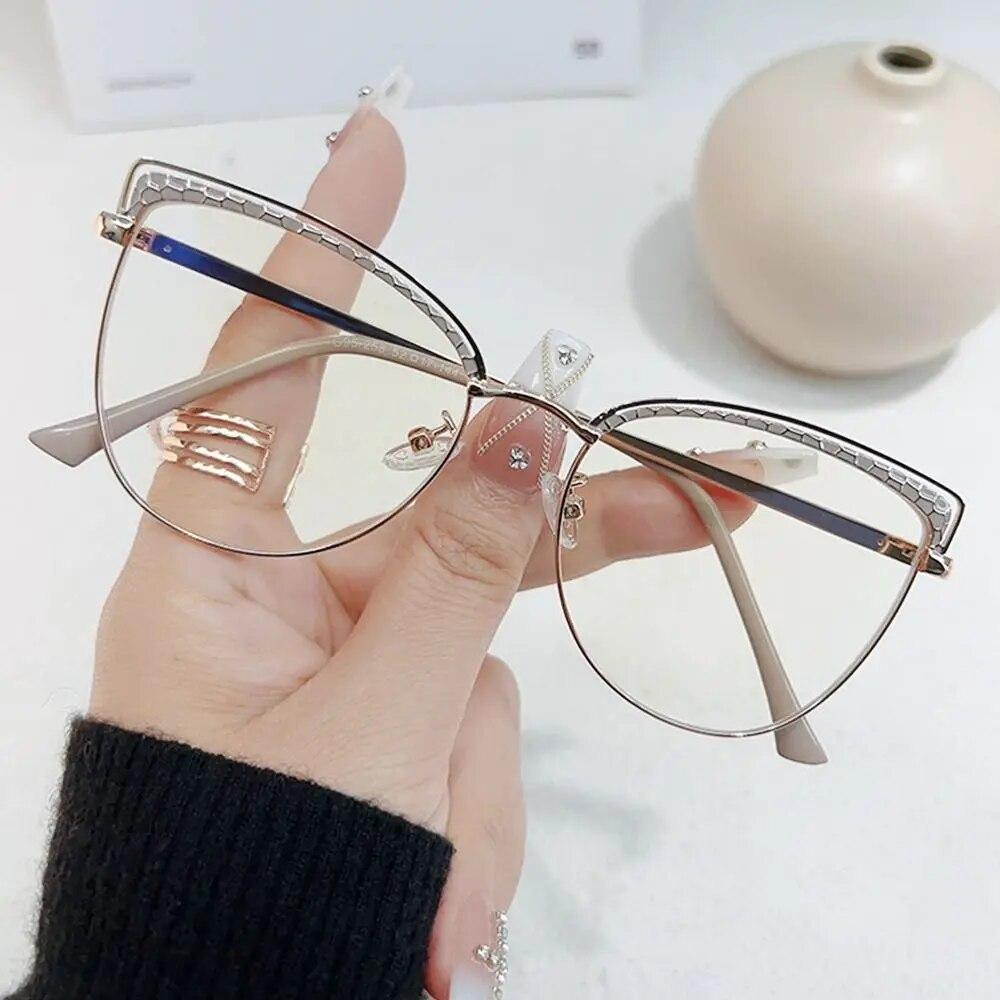 

Очки с защитой от синего света, классические очки для защиты глаз, очки в металлической оправе, сверхлегкие квадратные очки для офиса