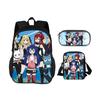 FAIRY TAIL Backpack Pen Bag Shoulder Bag 3Pcs Set Cartoon Anime Printed Student Boys and Girls New Large Capacity Versatile