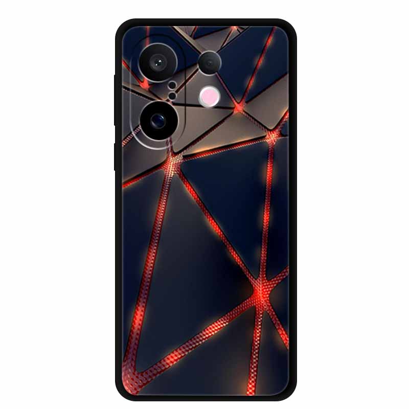 For Vivo S30 Pro Mini Case Luxury Cartoon Pattern Cool Soft Silicone Cover Phone Case for Vivo S30 Pro Mini 5G Protection Bags