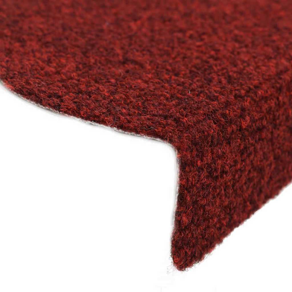 Vidaxl Samoprzylepne Nakładki Na Schody, 5 Szt., Czerwone, 65X21X4 Cm